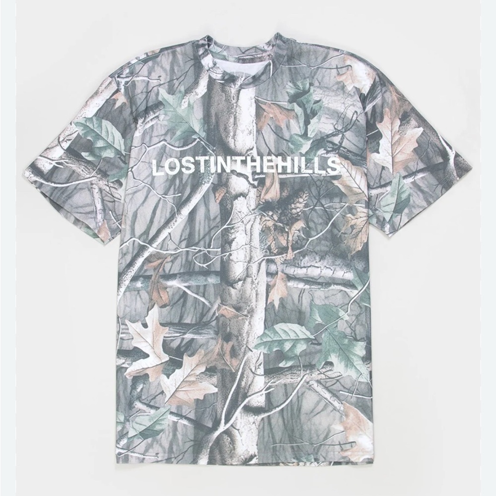 Lost Hills Camo shirt sleeve t-shirt NWT size M - Picture 3 of 5